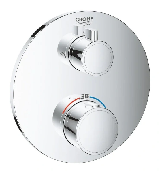 Смеситель для душа Grohe Grohtherm без излива 24077000 (детальная фотография)