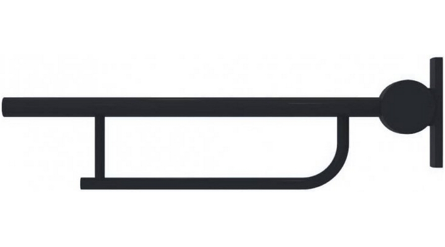 Поручень для ванной Ideal Standard Contour S6360 складной шарнирный (детальная фотография), белые, черные, другие