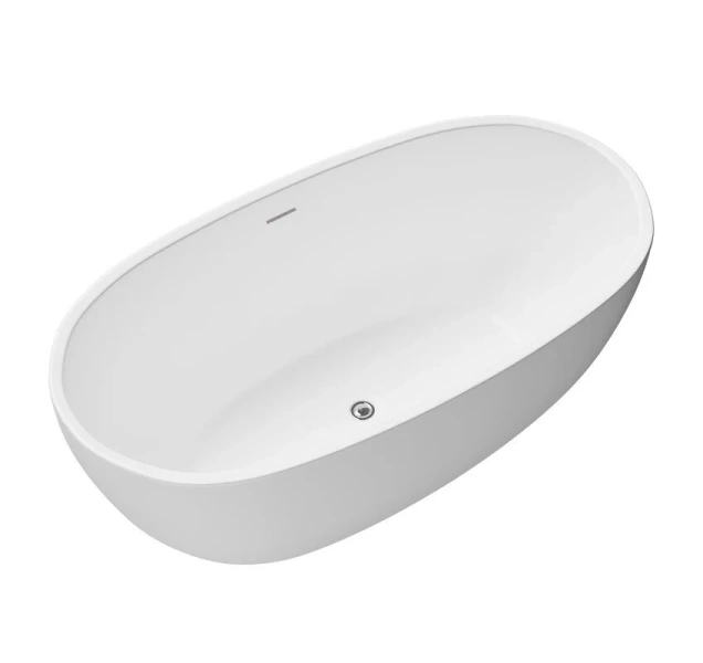 Ванна акриловая Grossman Classic 150x80 см белая матовая GR-2403M (детальная фотография), отдельностоящие