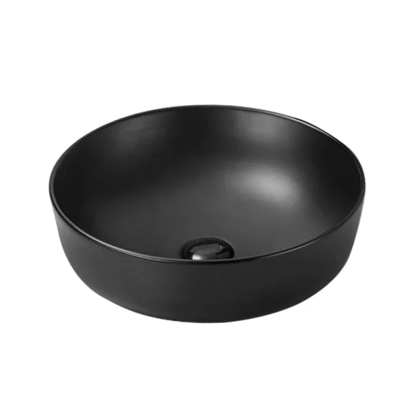 Раковина SantiLine 42 см черная матовая SL-1054MB (детальная фотография)