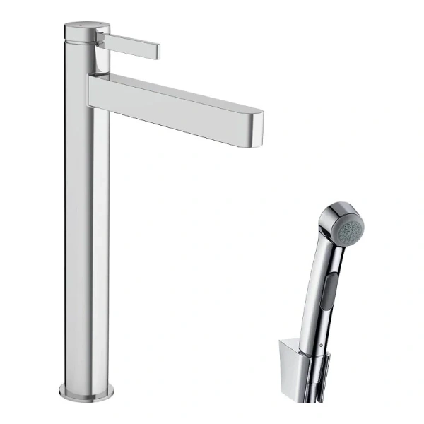Смеситель для раковины Hansgrohe Finoris 76220 с гигиеническим душем (детальная фотография)