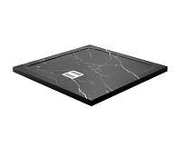 Душевой поддон WasserKRAFT Neime 90x90 см черный