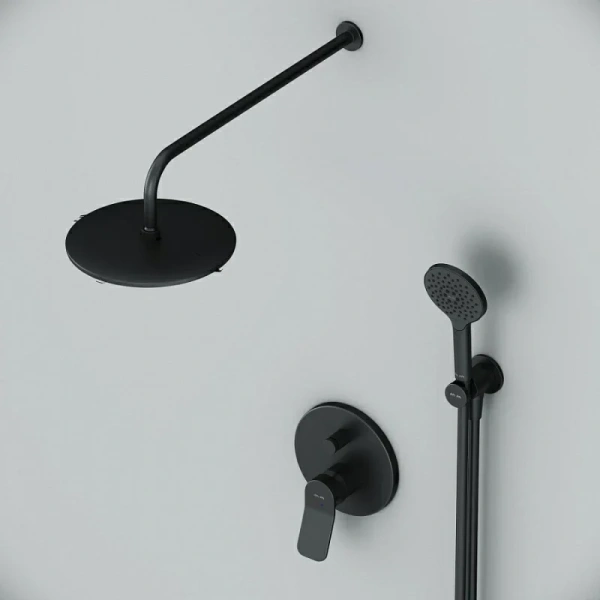 Душевой комплект Am.Pm X-Joy черный матовый FB85A1RH22 (детальная фотография), нет в наличии
