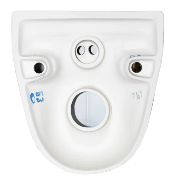 Унитаз подвесной Sanita Lux Attica белый WC.WH/Attica/DM/WHT.G/S1 (детальная фотография), современные, hi-tech, круглые