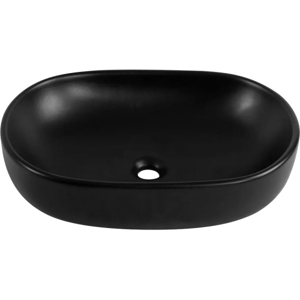 Раковина BelBagno 60 см накладная черная матовая BB1084-H301 (детальная фотография), 60 см