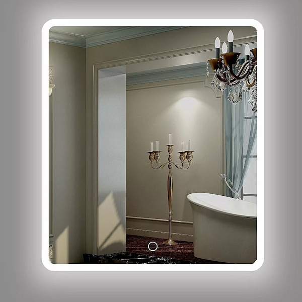 Зеркало для ванной La Tezza 80х60 LT-M8060-s (детальная фотография), в наличии