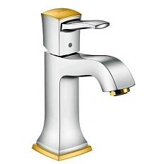 Смеситель для раковины Hansgrohe Metropol Classic хром/золото