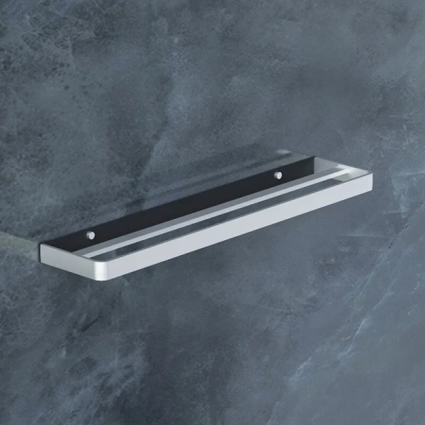 Полотенцедержатель Damixa Jupiter двойной DA77346400 (детальная фотография), хром, черные