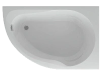 Ванна акриловая Акватек Вирго 150x100 см с фронтальным экраном, левая