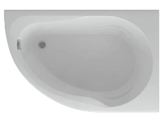 Ванна акриловая Акватек Вирго 150x100 см с фронтальным экраном, левая