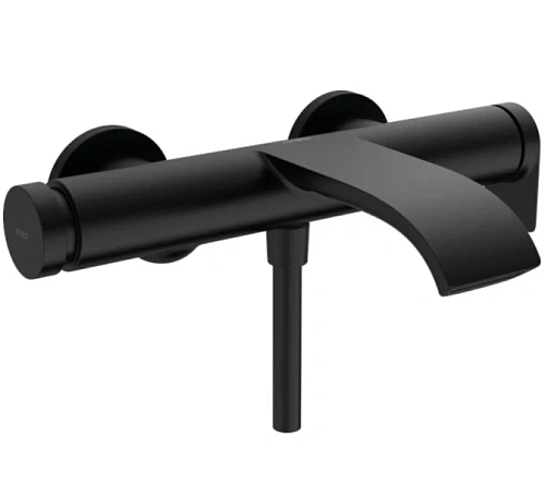 Смеситель для ванны Hansgrohe Vivenis матовый черный - фото 3