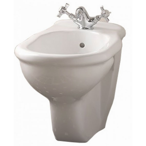 Биде подвесное Devon & Devon Etoile белое на 1 отверстие IBBID1FSET (детальная фотография)