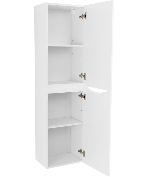 Шкаф-пенал подвесной Belbagno Fly-Marino 40 см bianco lucido правосторонний FLY-MARINO-1500-2A-SC-BL-P-R (детальная фотография), 40 см