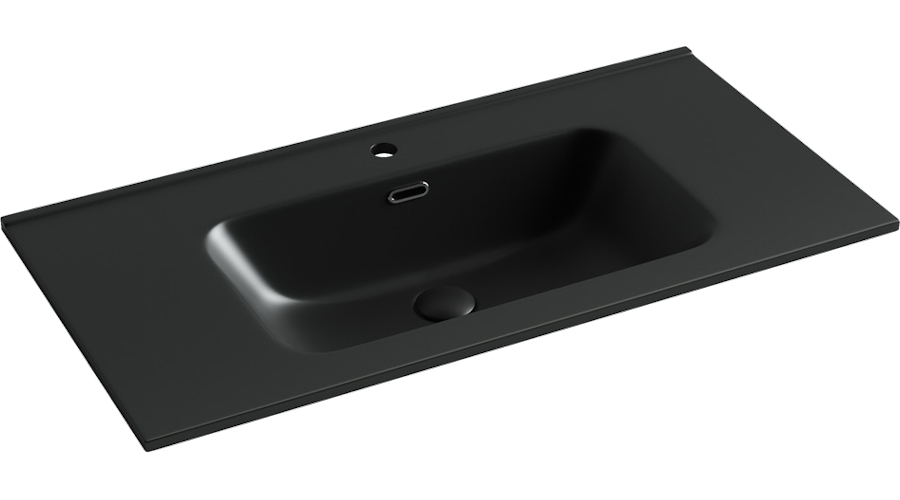 Раковина Sancos Element 91 см черная матовая CN7002MB (детальная фотография)