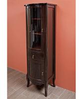 Шкаф, цвет тёмное дерево глянец, фурнитура бронза, La Beaute Marian