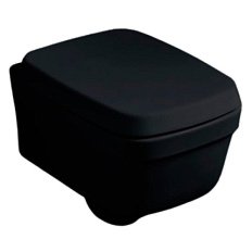 Унитаз подвесной, цвет чёрный, Simas Evolution EVO18 NE