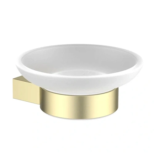 Мыльница Timo Luiro золото матовое - фото 3