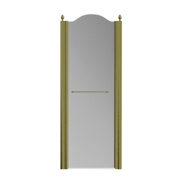 Душевая дверь в нишу Migliore Diadema 90 см профиль бронза стекло матовое правая 22665 (детальная фотография)