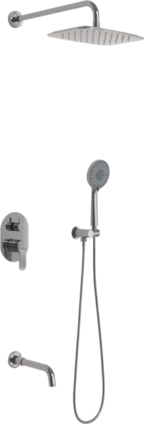 Душевой комплект BERGES Ventas 0730 с верхним душем (детальная фотография)