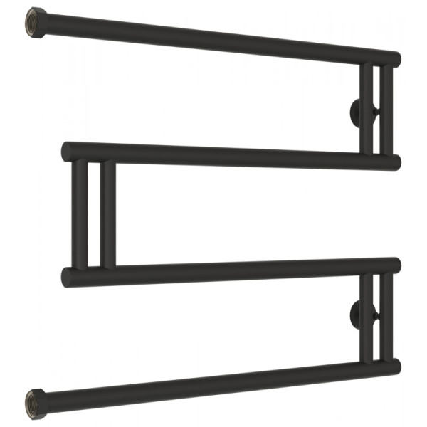 Полотенцесушитель водяной Сунержа High-Tech model M 65x50 см тёмный титан муар 15-0050-5065 (детальная фотография)