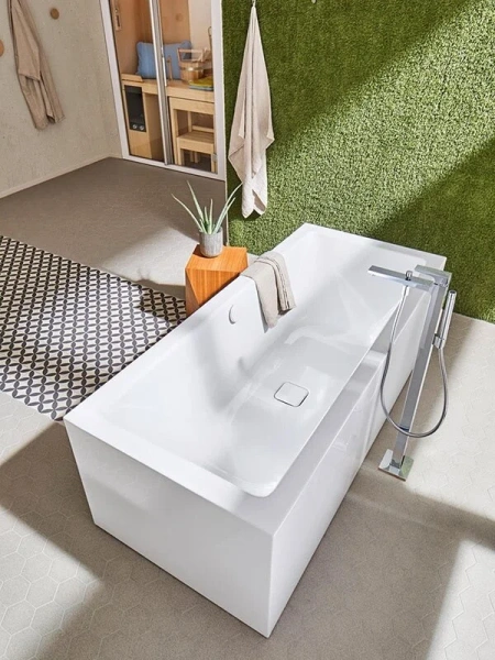 Ванна стальная Kaldewei Conoduo mod. 733 180x80 см с покрытием Easy-Clean и Anti-SlIp 235130003001 (детальная фотография), приставные, встраиваемые