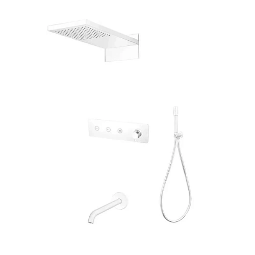 Душевой комплект Boheme Fusion белый матовый - фото 5