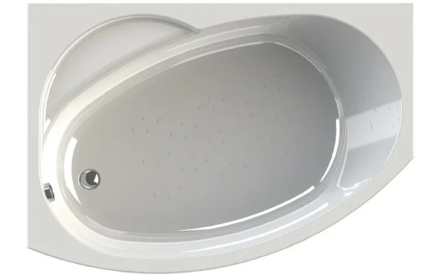 Акриловая ванна Радомир Монти 2-01-0-1-1-213/2-01-0-2-1-213, 150 х 105 см, L/R, с каркасом, белая (детальная фотография)