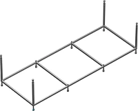 Монтажный комплект Roca Sureste 150х70 см к акриловой ванне