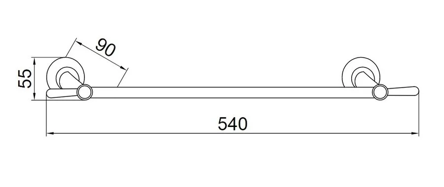 Полотенцедержатель Boheme Chiaro золото 10502 (детальная фотография), классические, ретро, с кристаллами swarovski