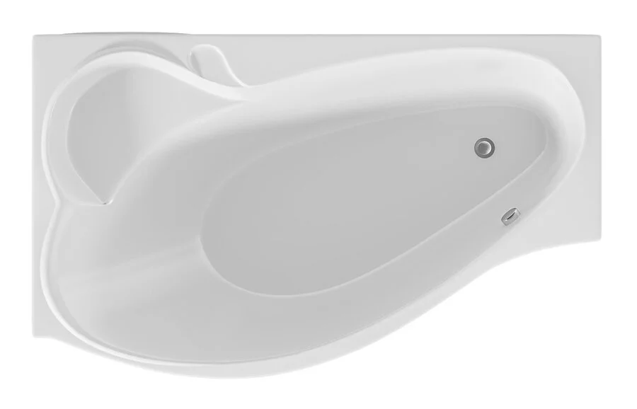 Ванна акриловая 1MarKa Gracia 170 x 100 см, белый, левая/правая 01гр1710л (детальная фотография), асимметричные