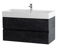 Тумба под раковину подвесная Cezares Molveno 80 см nero