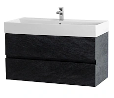 Тумба под раковину подвесная Cezares Molveno 80 см nero