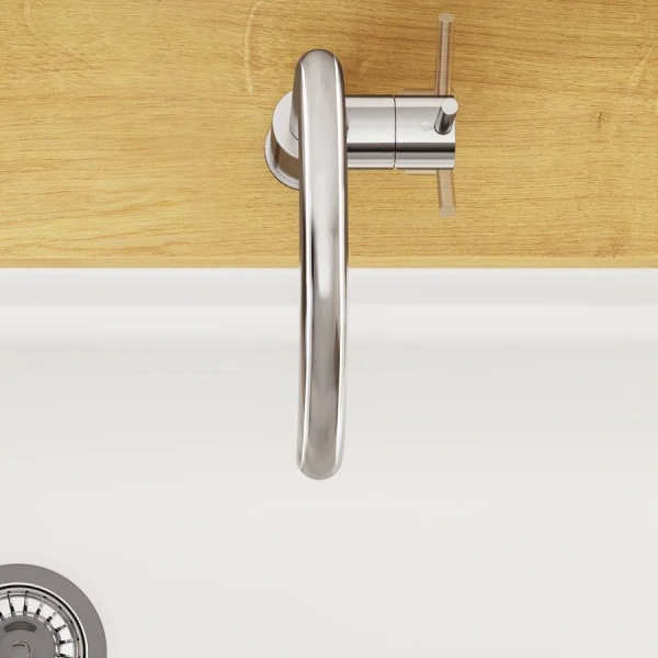 Смеситель для кухни VitrA Minimax S A42091 однорычажный (детальная фотография), однорычажные, двухрычажные