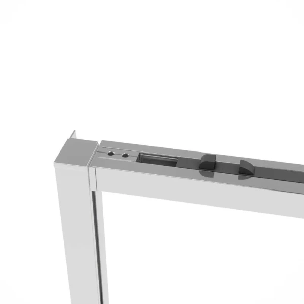 Душевой уголок Vincea Slim Soft 130х100 см профиль хром VSR-1SS1013CL (детальная фотография), раздвижные