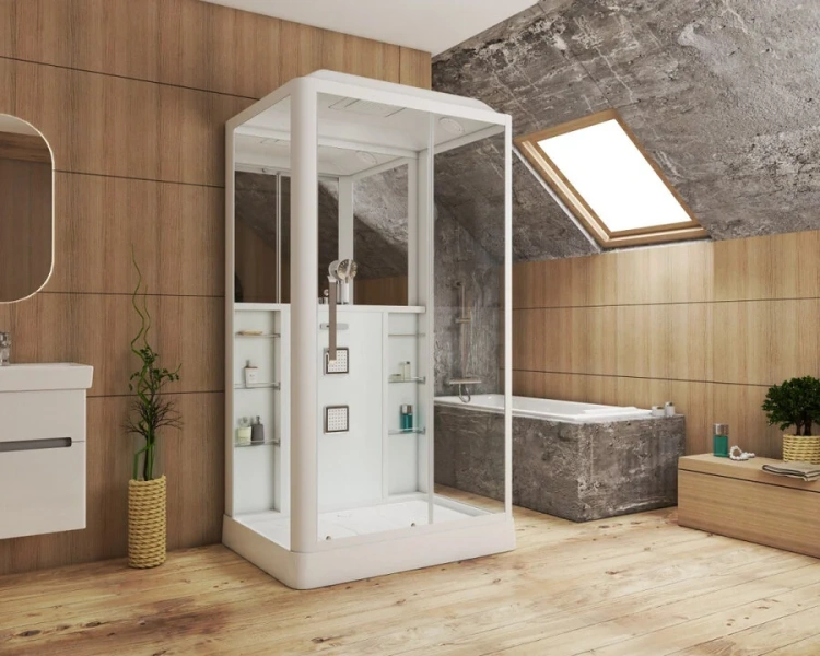 Душевая кабина Grossman 120x90 см правосторонняя GR127R (детальная фотография), со средним поддоном