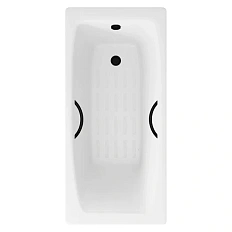 Ванна чугунная Delice Repos DLR220507RB-AS 150x70 см с антискользящим покрытием