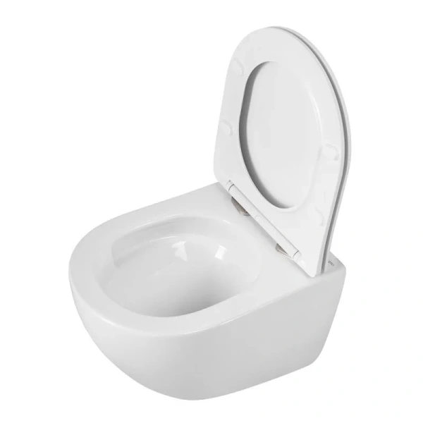 Унитаз подвесной BelBagno Amanda с сиденьем микролифт BB051CH-TOR-FC/SC (детальная фотография), без бачка, со скрытым бачком