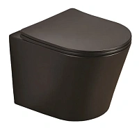 Унитаз подвесной Azario Teramo черный матовый