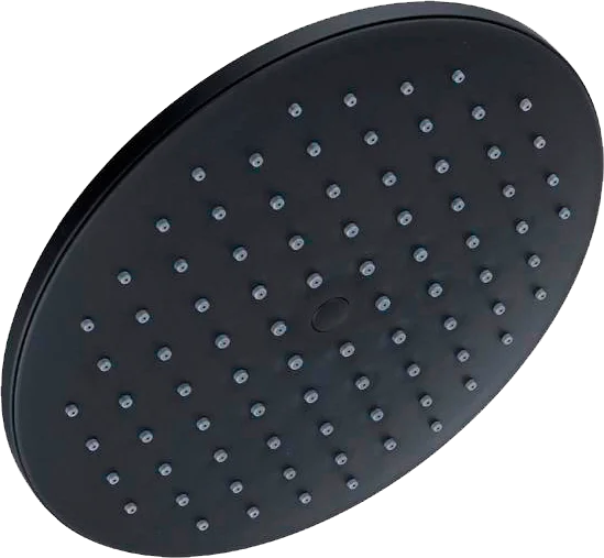 Верхний душ Bravat черный матовый P70253BW-ENG (детальная фотография)