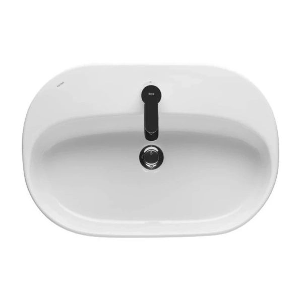 Раковина Акватон Одри 62 см накладная 1WH501710 (детальная фотография), белые