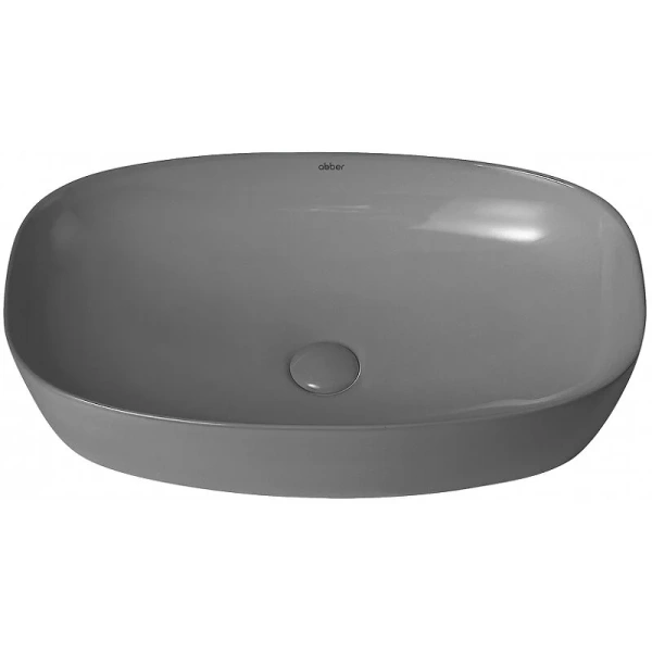 Раковина Abber Rechteck 60,5 см серая матовая AC2206MG (детальная фотография), другие