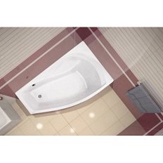 Ванна акриловая  Santek Майорка 150х90 без гидромассажа правосторонняя