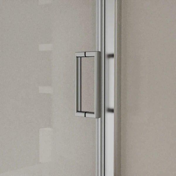 Душевая дверь в нишу Vincea City VDS-5CT110 см раздвижная (детальная фотография), недорогие, в нишу, стеклянные