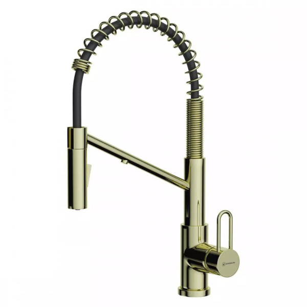 Смеситель для питьевой воды Omoikiri Mikawa 2 Plus-SB LG светлое золото 4994453 (детальная фотография)