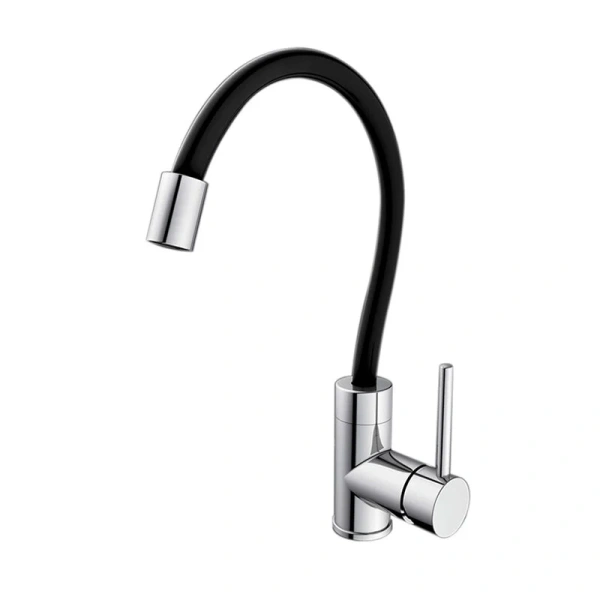 Смеситель для кухни IDDIS Kitchen 360 черный/хром K36SBJBi05 (детальная фотография)
