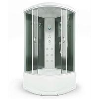 Душевая кабина, задняя стенка чёрная, стекло тонированное, Erlit Comfort ER 4510TP-C4