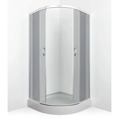 Душевой уголок, стекло тонированное, Erlit Comfort