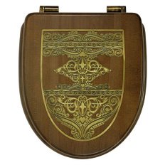 Крышка-сидение с микролифтом Migliore Milady фурнитура бронза