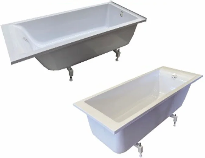 Ванна из литьевого мрамора Radianse Лазурь-2 160 x 70 см, белый, Лазурь-2 R-1600/700 (детальная фотография), 160 см