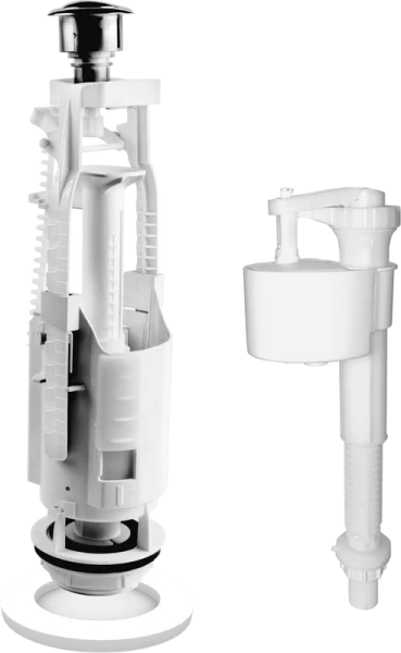 Механизм слива BERGES Eko двухкнопочный 030623 (детальная фотография)